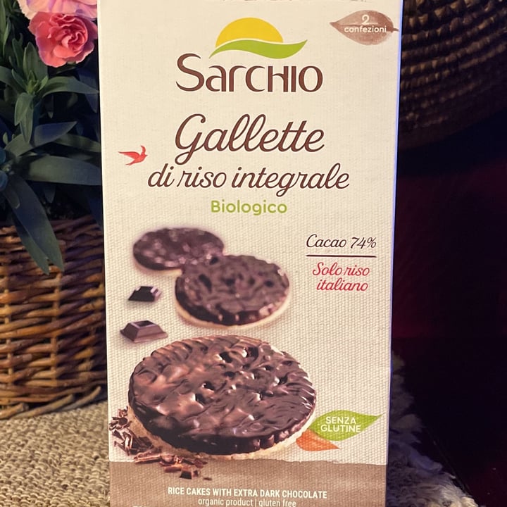 photo of Sarchio Gallette di Riso Integrale con Biologico Cacao 74% shared by @cora22 on  12 Mar 2022 - review