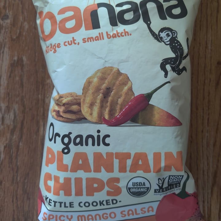 photo of Barnana Plantain chips spicy mango salsa shared by @dobime on  05 Jul 2021 - review