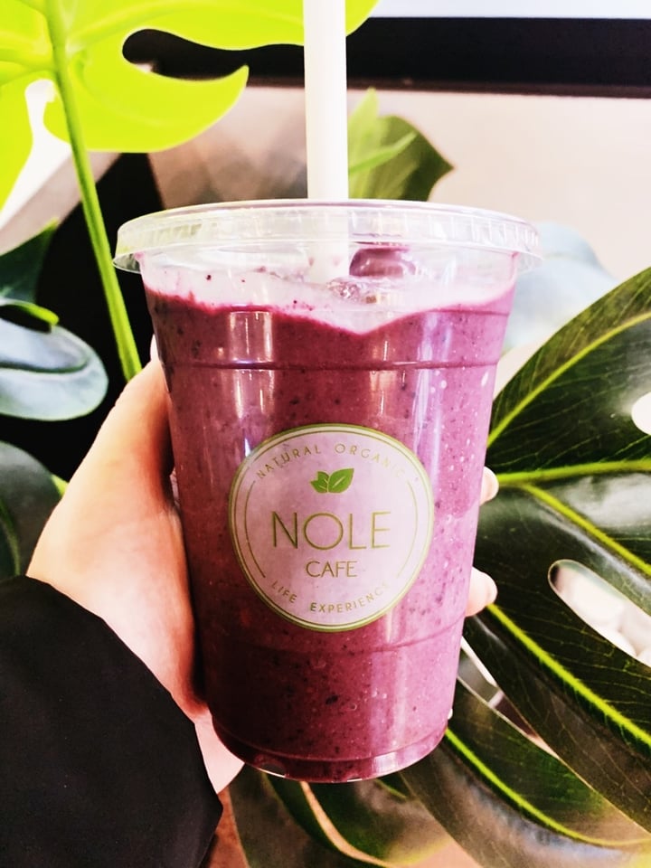 photo of Nole Cafe Smoothie shared by @veganeatslongisland on  21 Apr 2020 - review