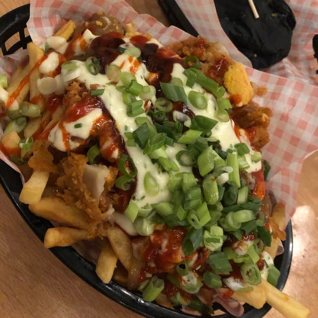 Photo of the dish “Chicken and bacon fries”