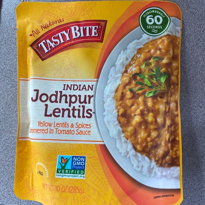 photo of Tasty Bite Indian Jodhpur Lentils shared by @raeann0veganwander on  02 Apr 2020 - review