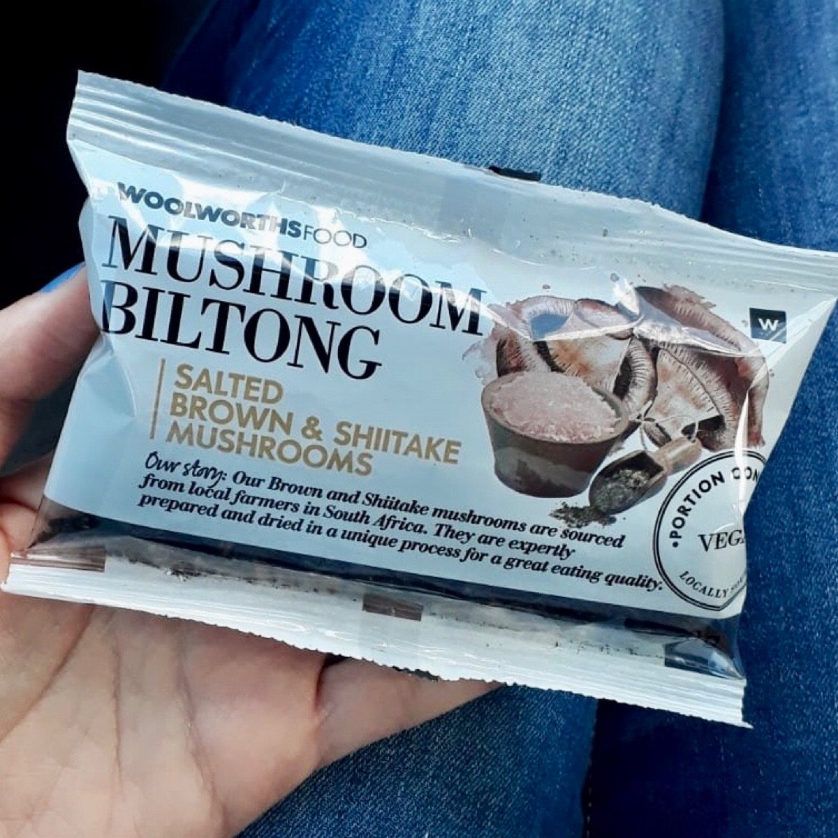 Woolworths Food Mushroom Biltong Salted Brown & Shiitake Mushrooms