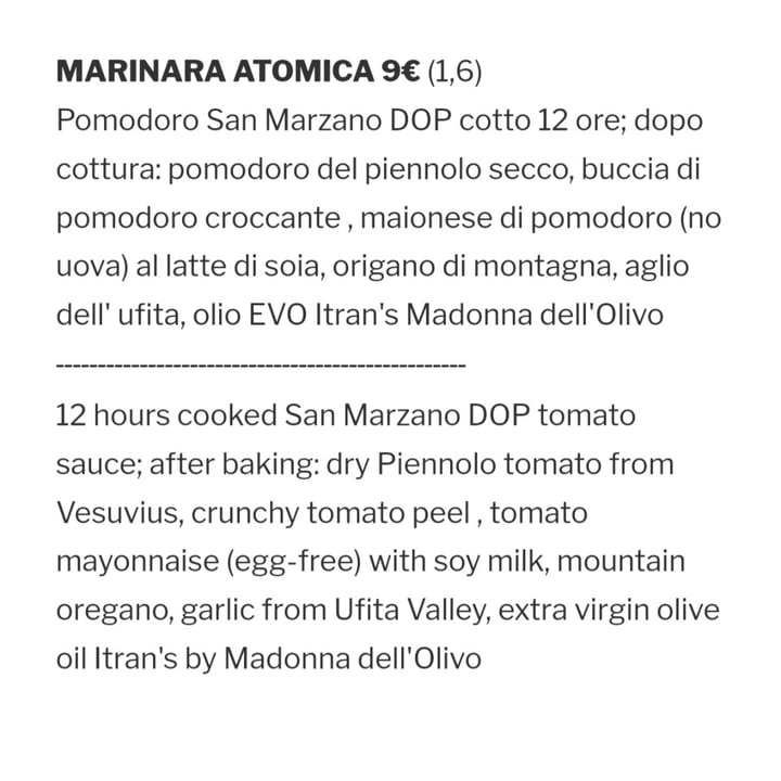 photo of I Masanielli di Francesco Martucci Marinara atomica shared by @chiccamary on  16 Oct 2022 - review