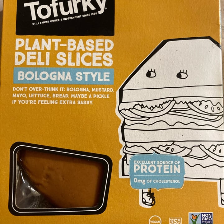 photo of Tofurky Deli Slices Bologna Style shared by @charityslade19 on  01 Dec 2021 - review