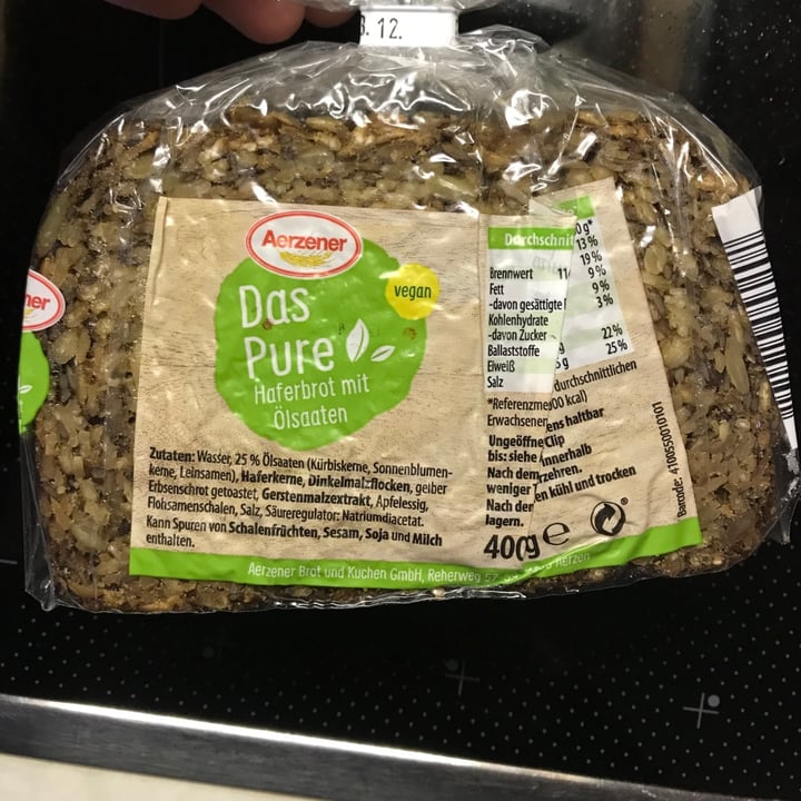 photo of Aerzener Das Pure - Haferbrot mit Ölsaaten shared by @julyn on  04 Jan 2021 - review