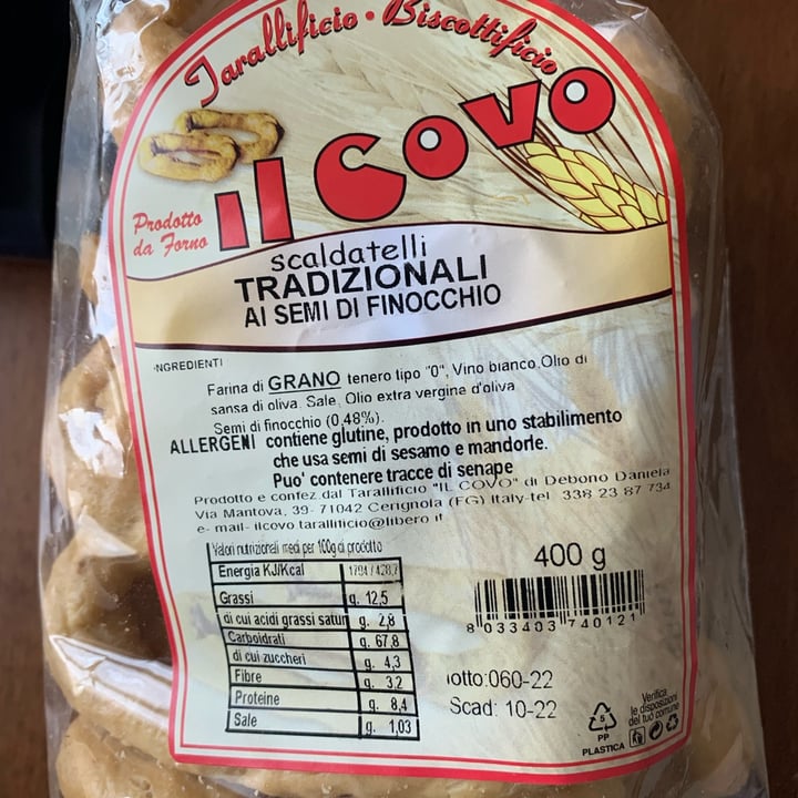 review photo of il covo Scaldatelo tradizionali shared by @irenesic on 07 Apr 2022 - review