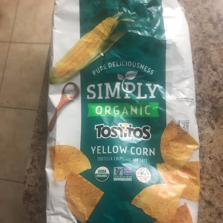 photo of Simply Organic Tostitos Yellow Corn Tortilla Chips shared by @malise on  09 Jun 2022 - review