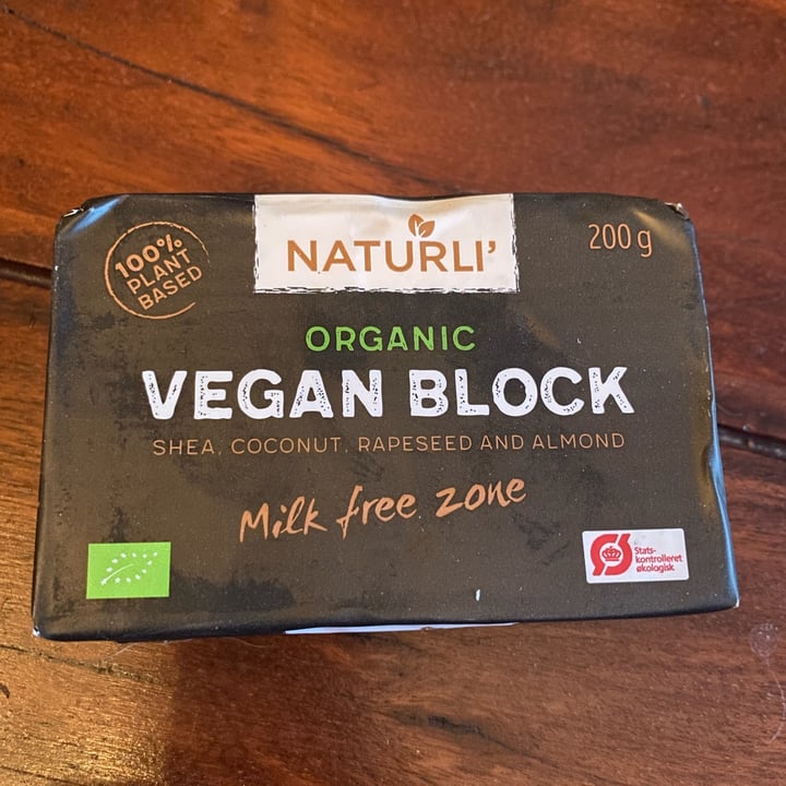 photo of Naturli' Naturli Organic Vegan Block shared by @zwoelfe on  06 May 2022 - review