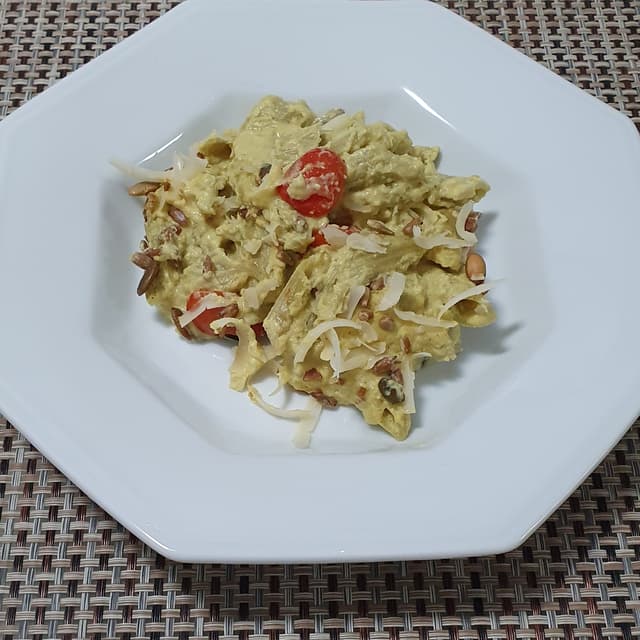 Photo of the dish “Penne Ao Molho De Fondue De Queijo”