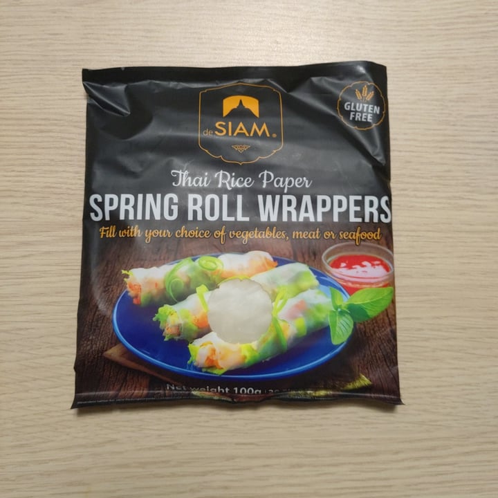 photo of de Siam Thai Rice Papers Spring Roll wrappers shared by @chiaragatta on  03 Feb 2022 - review
