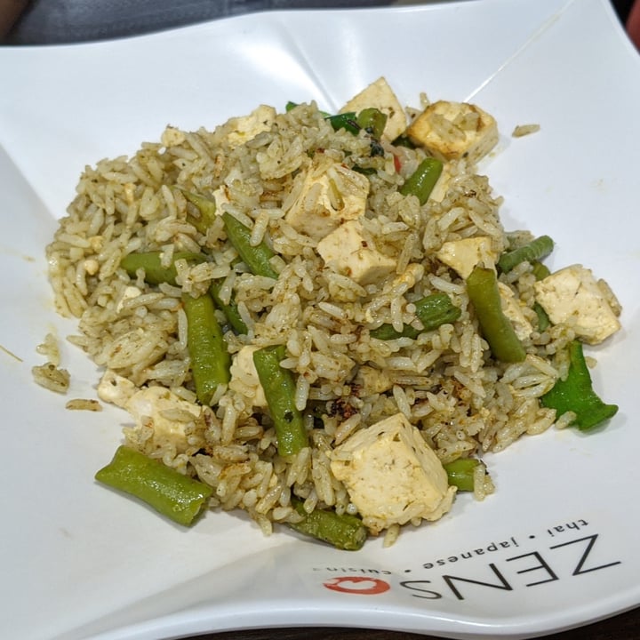 photo of Zenso Green Curry Fried Rice with Veges shared by @bornvegetarian on  04 May 2021 - review