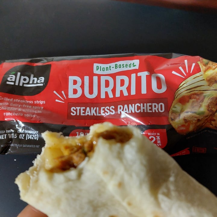 review photo of The Alpha Burrito Steakless Ranchero Burrito shared by @kevchen on 21 Feb 2022 - review