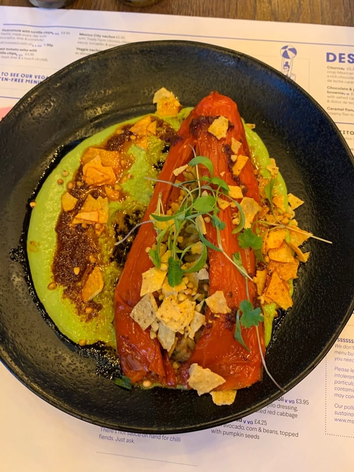 photo of Wahaca Cardiff Sweet Romano pepper shared by @elinnaps on  10 Jan 2020 - review