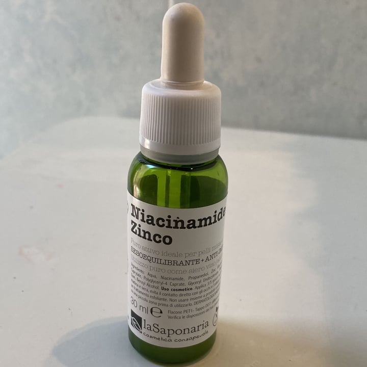 review photo of La Saponaria Niacinamide + Zinco (Attivi Puri) shared by @giuliabalestrino on 15 Apr 2022 - review