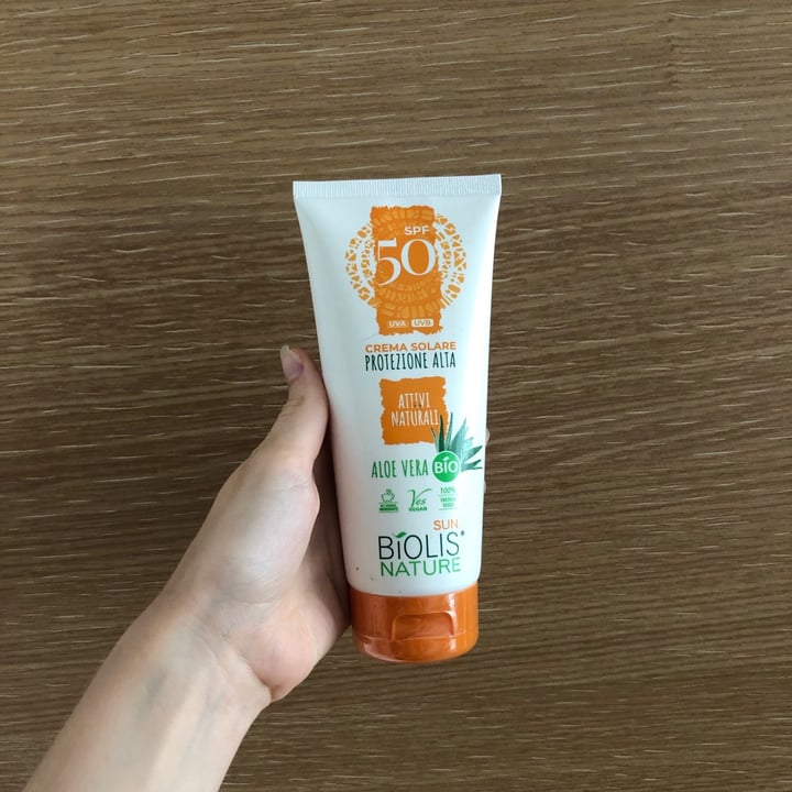 photo of Biolis Nature Crema solare shared by @zophfromsalem on  03 Aug 2021 - review
