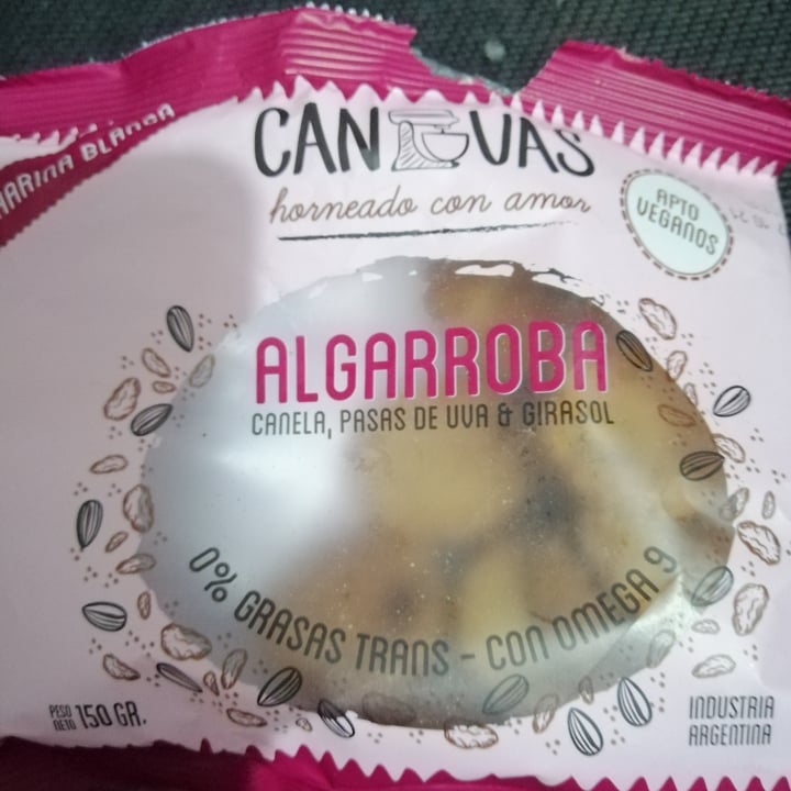 photo of Canvas Galletitas De Algarroba Con Canela, Pasas de Uva Y Girasol shared by @lucianapulvirenti on  12 Jul 2021 - review