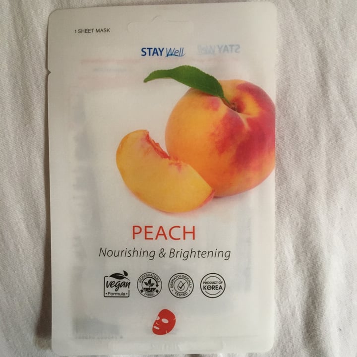 photo of Stay well Peach Mask shared by @huliet on  14 May 2022 - review