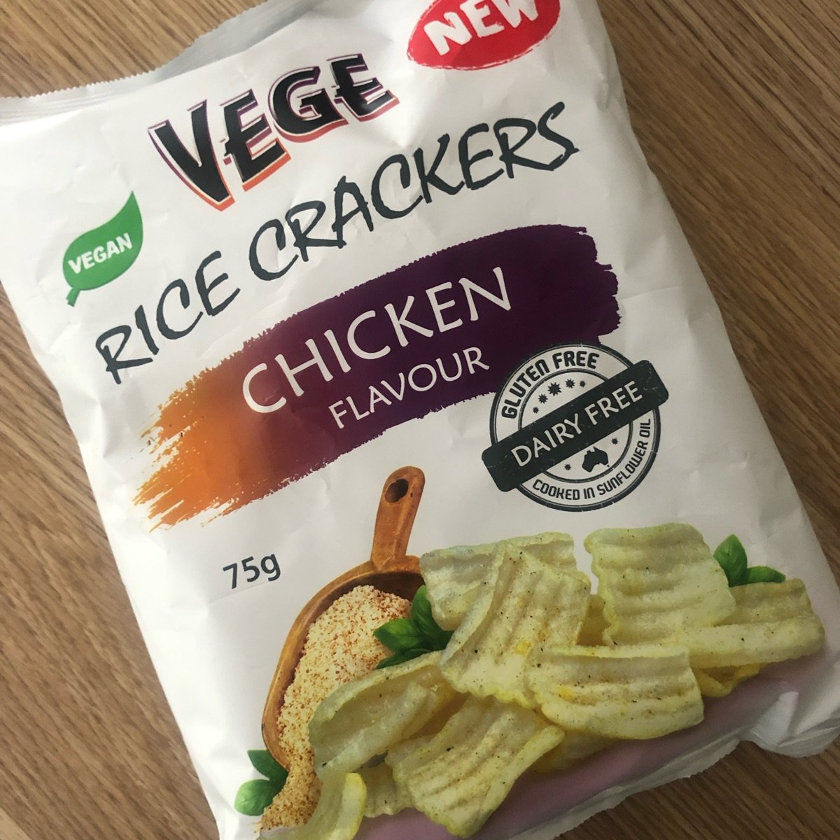 Ajitas Vege Rice Crackers Chicken Flavour Reviews abillion
