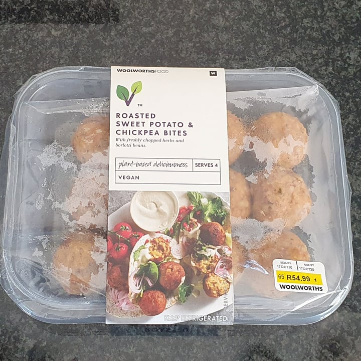 review photo of Woolworths Food Roasted Sweet Potato And Chickpea Bites shared by @rozaanfichardt on 16 Oct 2020 - review