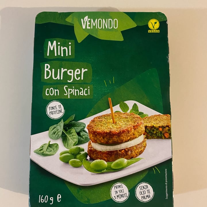 review photo of Vemondo burger spinaci shared by @sarabagnara on 08 Aug 2022 - review