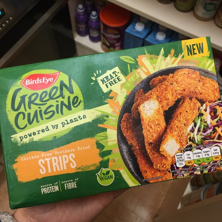 photo of Findus Green cuisine southern chick'n strips shared by @katelouisepowell on  29 Oct 2020 - review
