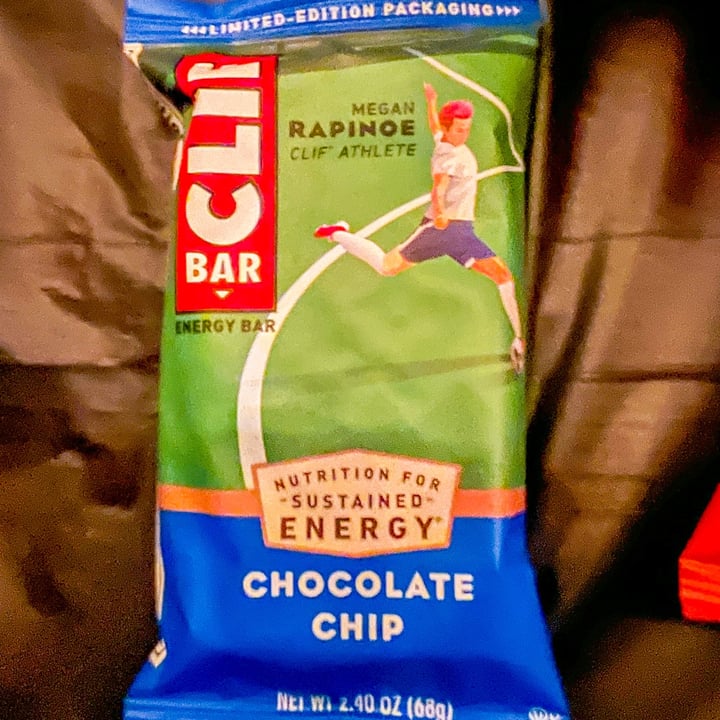 photo of Clif Bar Chocolate Chip Clif Bar shared by @jordaneatsplants on  19 Dec 2021 - review