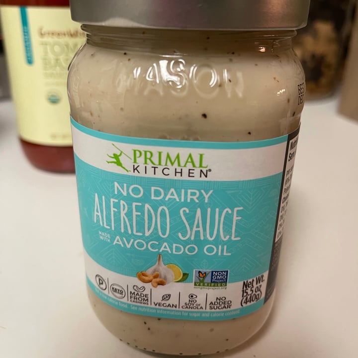 photo of Primal Kitchen Alfredo Sauce with Avocado Oil  shared by @courtlynn on  22 Nov 2020 - review