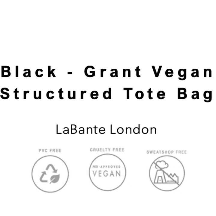 review photo of LaBante London Grant Vegan Bag shared by @happy2bvegan on 06 Feb 2022 - review