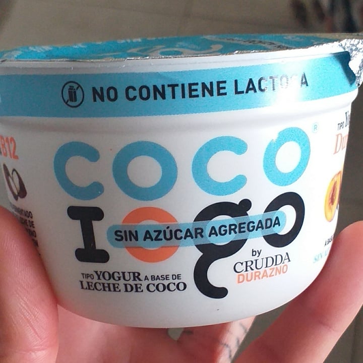 photo of Crudda Yogur a Base de Coco sabor Durazno Sin Azúcar Agregada shared by @melinamelinacc on  21 Sep 2021 - review