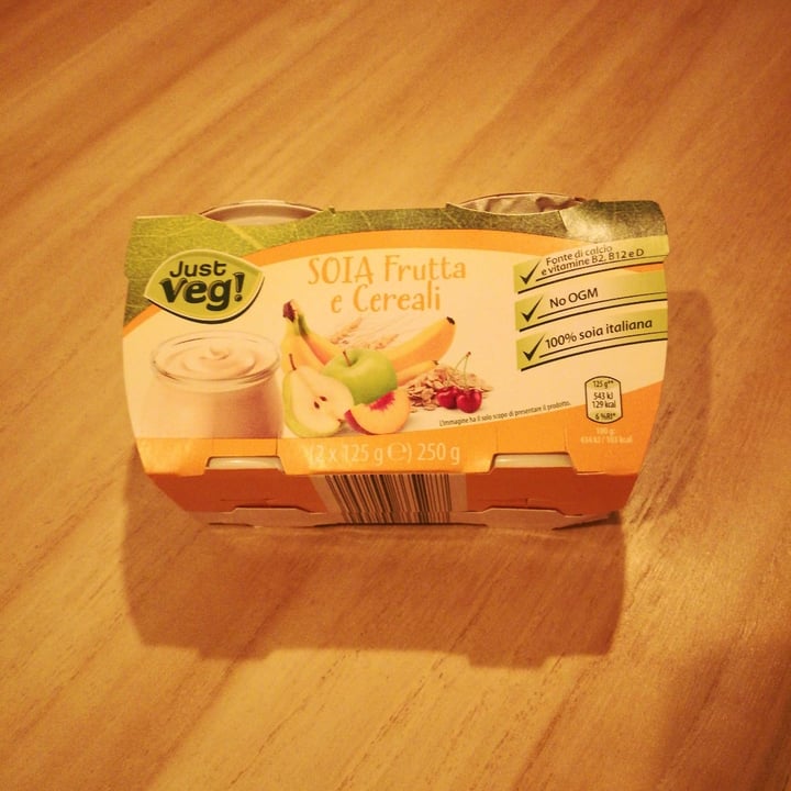 photo of Just Veg! (ALDI Italy) Yogurt soia frutta e cereali shared by @17bernardino on  29 Nov 2021 - review