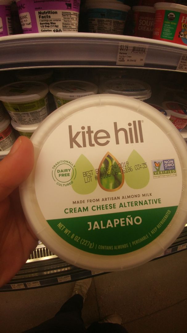 review photo of Kite Hill Cream Cheese Alternative Jalapeño shared by @eli90 on 29 Jun 2019 - review