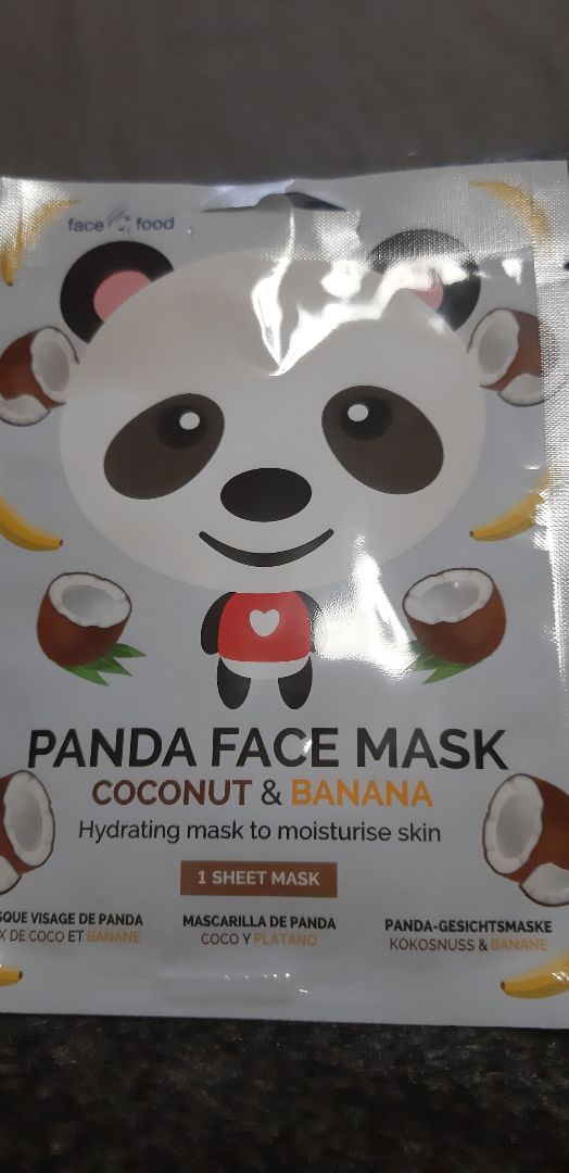 photo of Face food Panda Face Mask shared by @teficardenas on  13 Nov 2019 - review