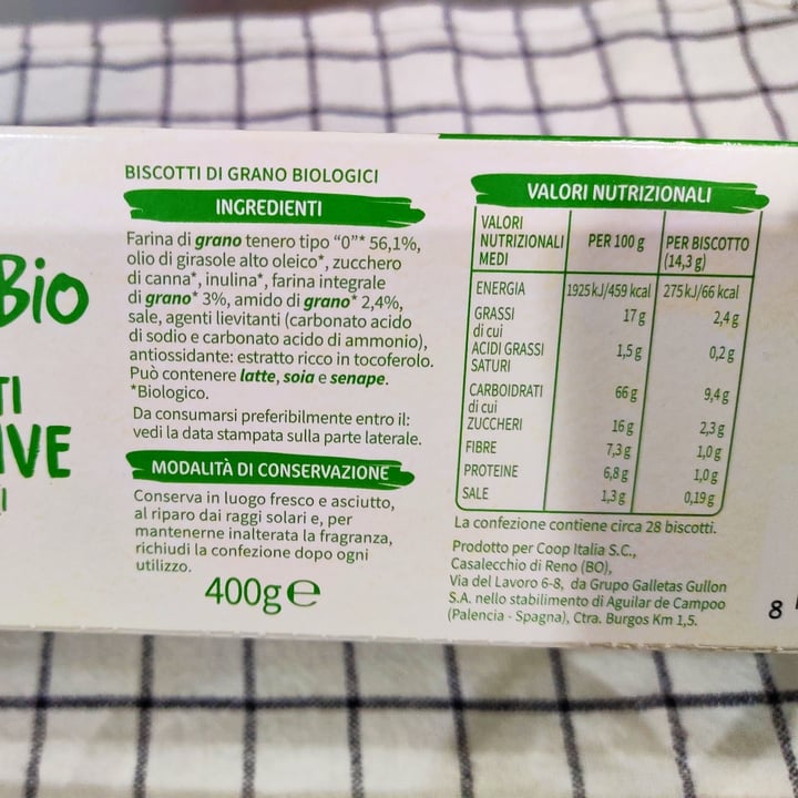 photo of Vivi Verde Coop Biscotti digestive shared by @verru on  12 Nov 2022 - review