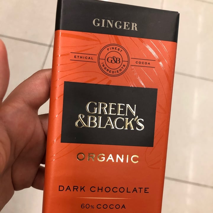 photo of Green & Black's Organic Dark Chocolate with Ginger shared by @asha2210 on  14 Nov 2020 - review