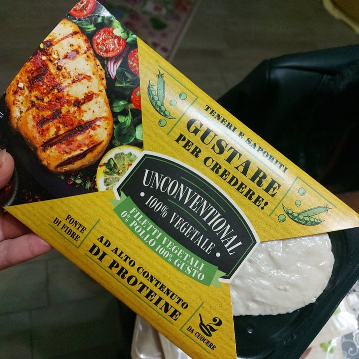 photo of Unconventional Filetti Vegetali 0% Pollo 100% Gusto - Plant Based Fillet shared by @martinac on  06 Jan 2022 - review