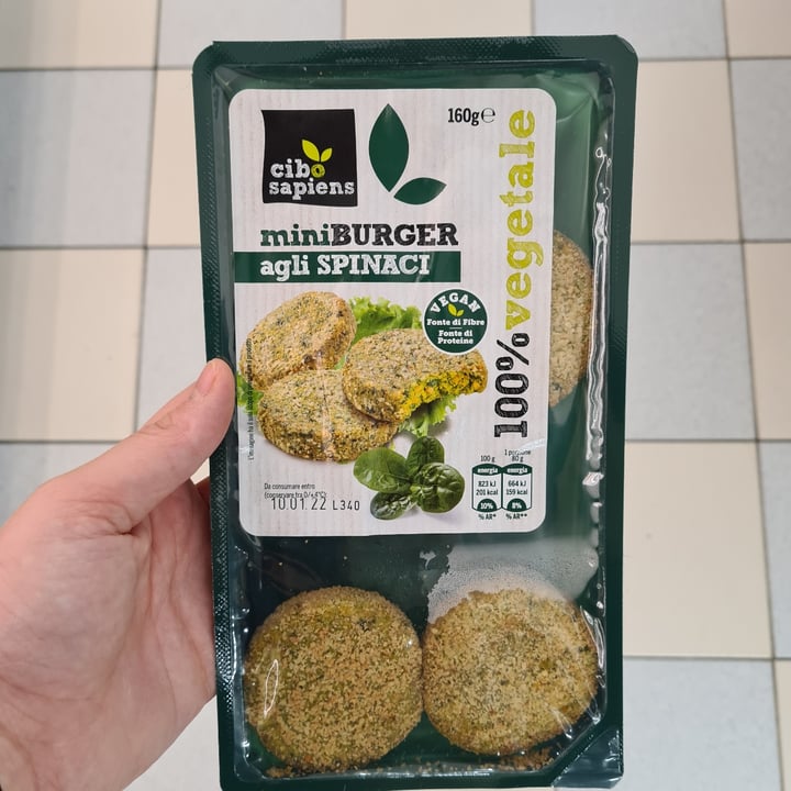 review photo of Cibo Sapiens Mini Burger Agli Spinaci shared by @patti95 on 29 Dec 2021 - review