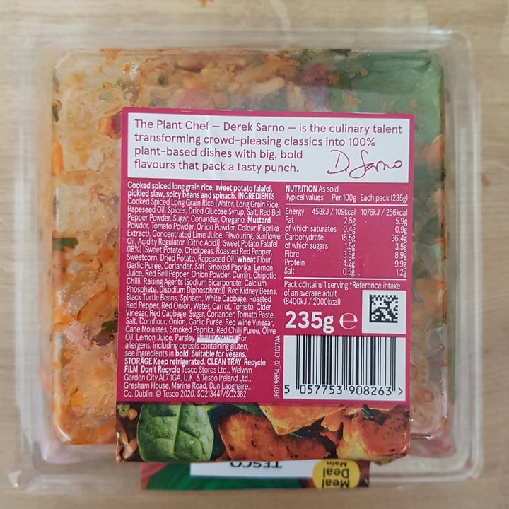 review photo of Tesco Plant Chef Mexican Inspired Falafel & Rice Salad shared by @immy on 22 May 2021 - review