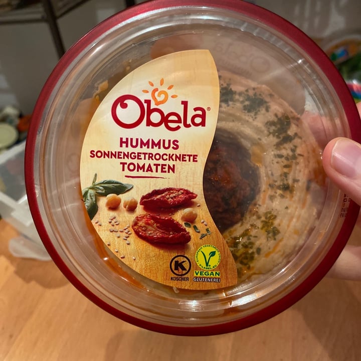 photo of Obela Hummus Sonnengetrocknete Tomaten shared by @thefruityavocado on  30 Apr 2020 - review