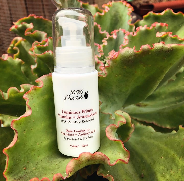 photo of 100% PURE Luminous Primer shared by @veganfunhouse on  30 Jun 2019 - review