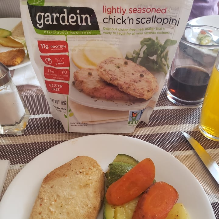 photo of Gardein Lightly Seasoned Chick’n Scallopini shared by @pauchahin on  29 Jun 2020 - review