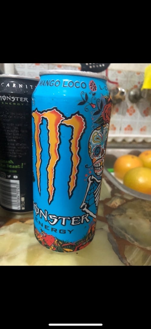 photo of Monster Energy Mango Loco Juiced shared by @germancampagno on  22 Mar 2020 - review