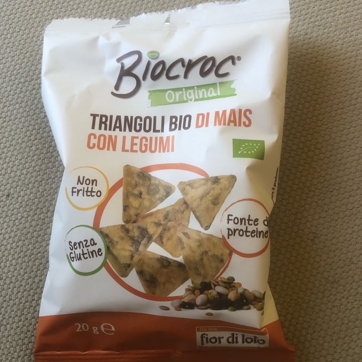 review photo of Biocroc Triangoli Di Mais Biologici Con Legumi shared by @machiara on 19 Jul 2022 - review