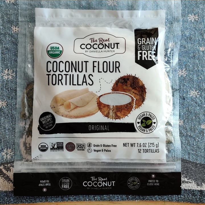 photo of The Real Coconut, Coconut Flour Tortillas The Real Coconut Coconut Flour Tortillas shared by @steve0 on  04 Jan 2021 - review
