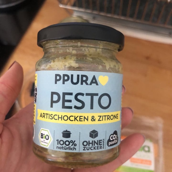 review photo of PPura Pesto Artischocken, Zitrone und Petersilie shared by @looottaaa on 19 Aug 2021 - review