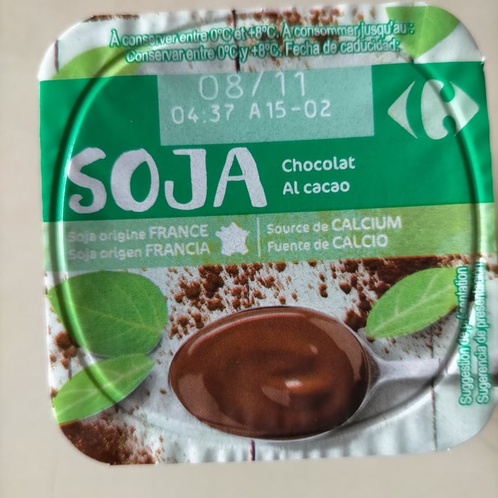 photo of Carrefour Yogur de soja y chocolate shared by @aquiles on  18 Oct 2020 - review