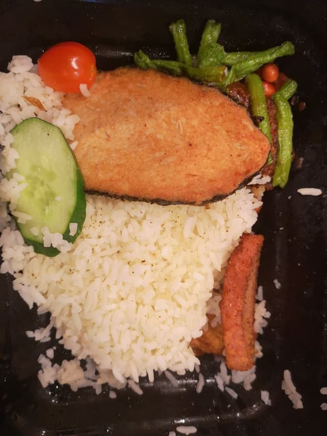 Foto do prato “Nasi Lemak”