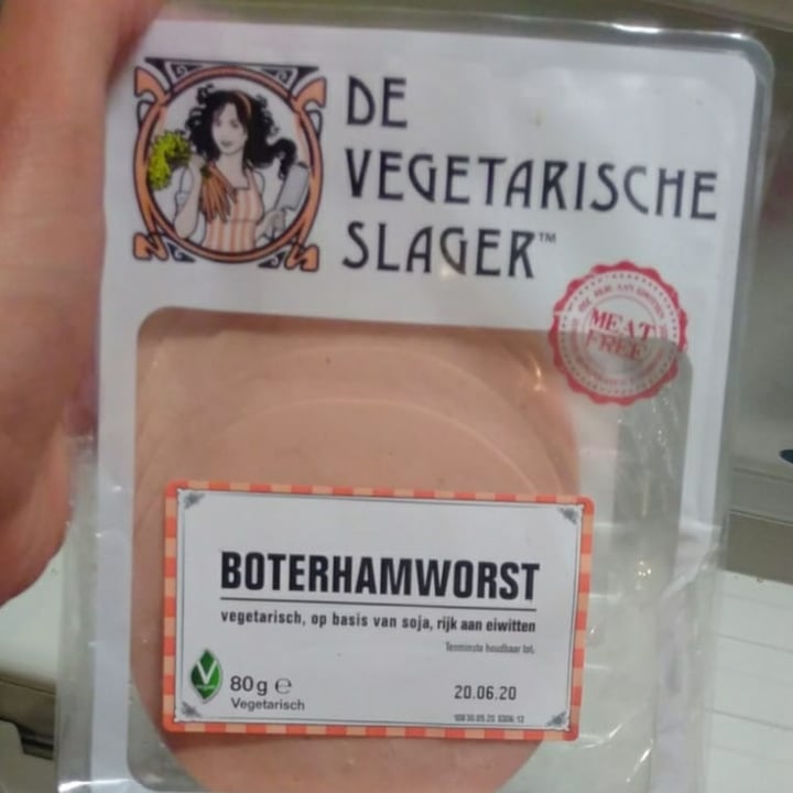 photo of De vegetarische slager Boterhamworst shared by @jacomien on  20 Jun 2020 - review