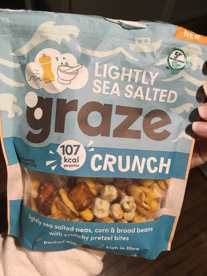 photo of graze Lightly Sea Salted Crunch shared by @georgiaabigail on  04 Jan 2020 - review