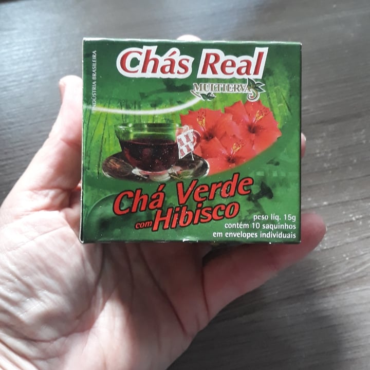review photo of chás real Chá Verde Com Hibisco shared by @adrigabana on 09 May 2022 - review