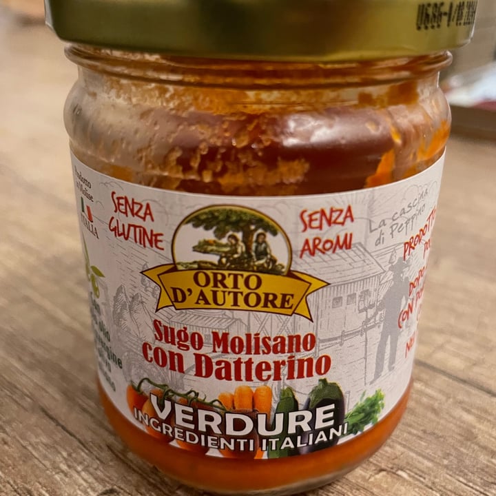 photo of Orto d'Autore Sugo Molisano con Datterino shared by @alicecaputo on  09 May 2022 - review
